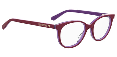 Premium Women Moschino Love Model Eyeglasses: MOL543 - Cherry(2)- SpecSMART Eye Clinic (Diagonal View)